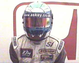 Dave in new helmet