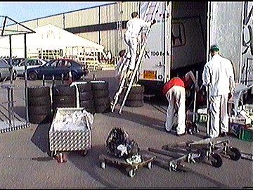 Loading on the spares