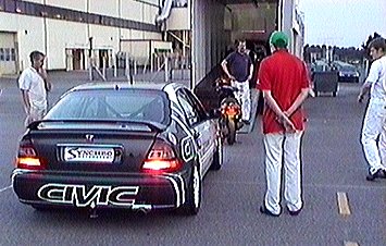 Only the car to go on the trailer