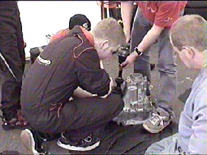Checking the driveshaft