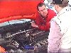 Paul talking with Dave
