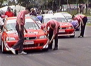 On the starting grid
